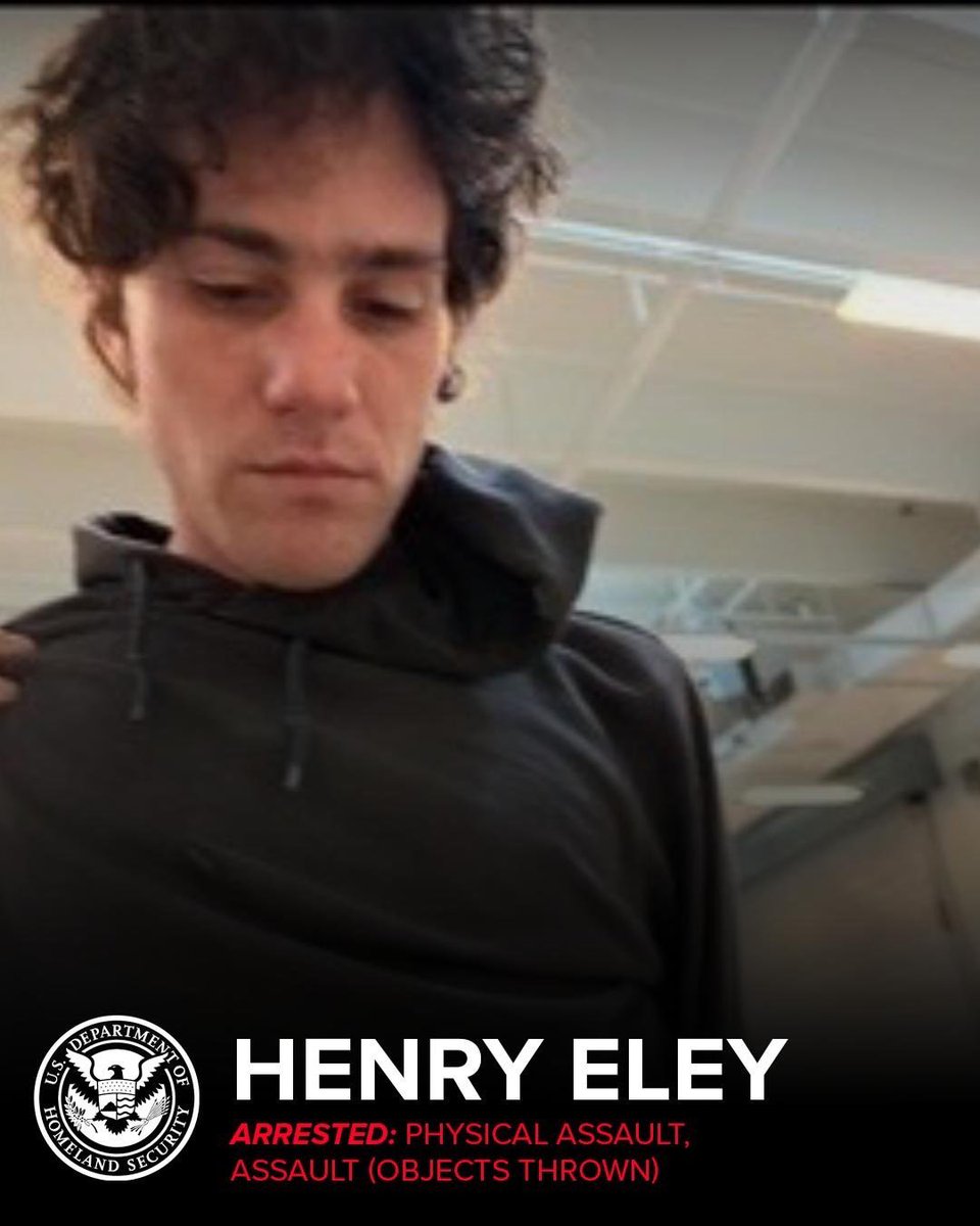 DHSgov's tweet image. This administration is protecting public safety. If you assault law enforcement you will face the consequences.