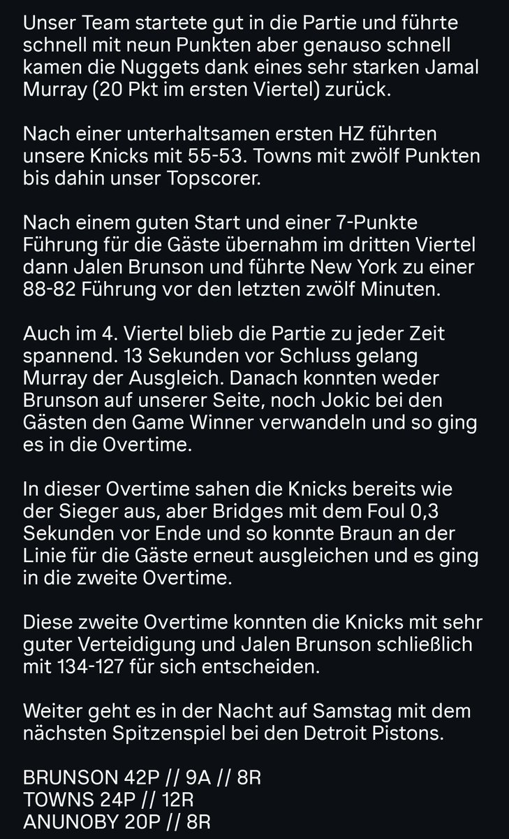Knicks Nation Germany tweet media