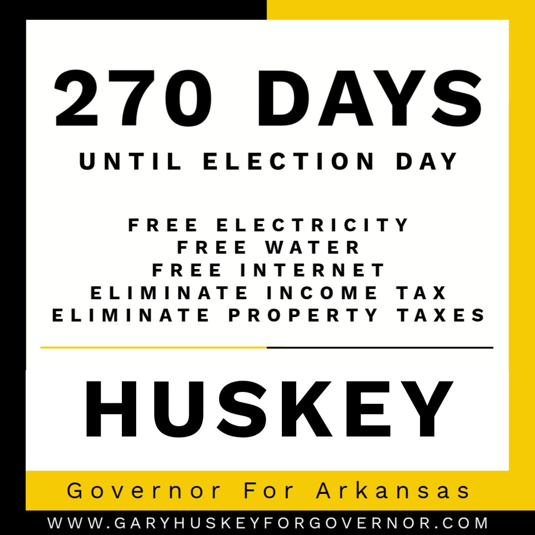 GaryHuskey4Gov's tweet photo. Vote For Gary Huskey Governor For Arkansas. Donate online at https://t.co/81nZiYGmdq https://t.co/YA4pB7V2Jp