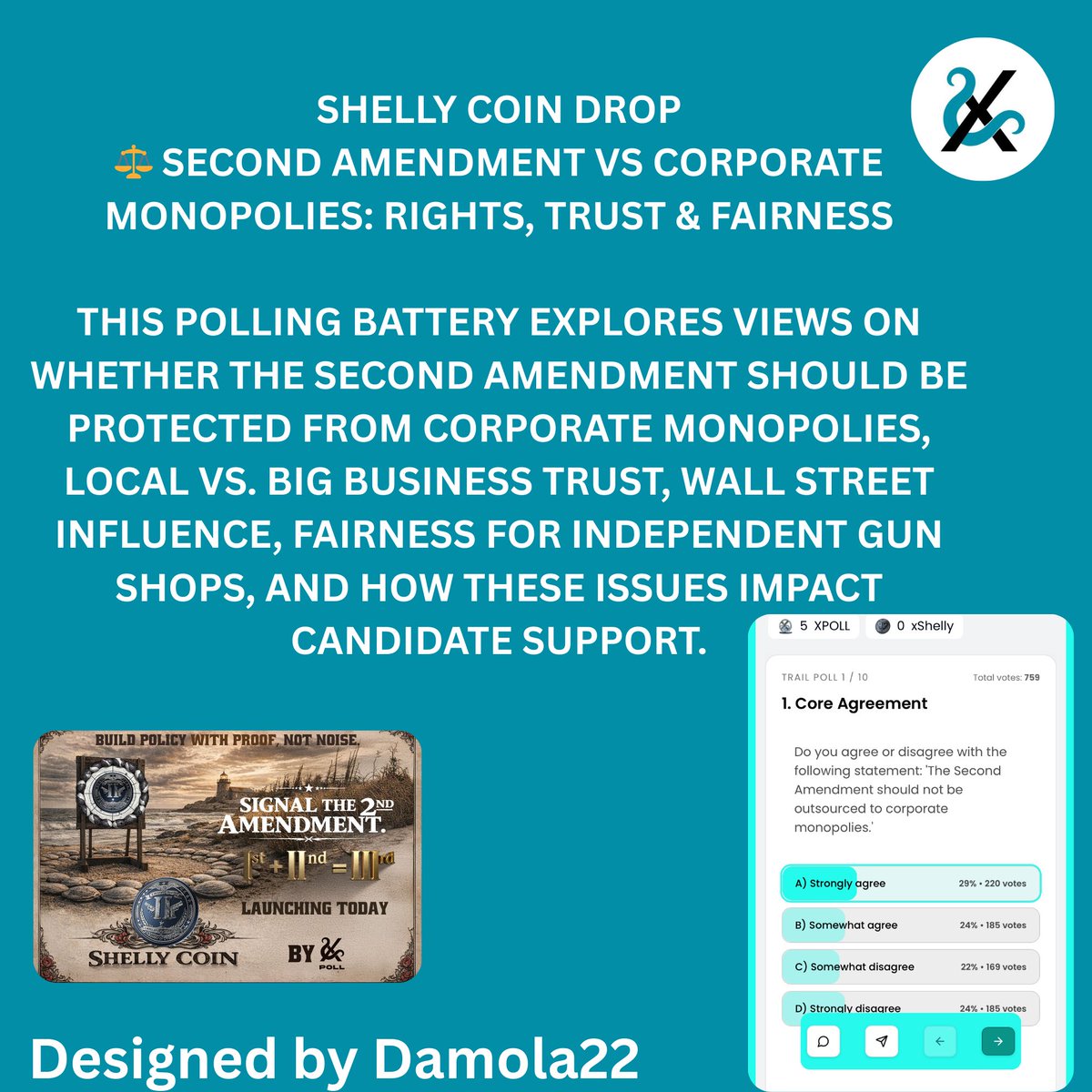 Joe190519977404's tweet image. At the heart of America’s most enduring political debates—now being actively explored through @xpollplatform and the #2ndAmendment.