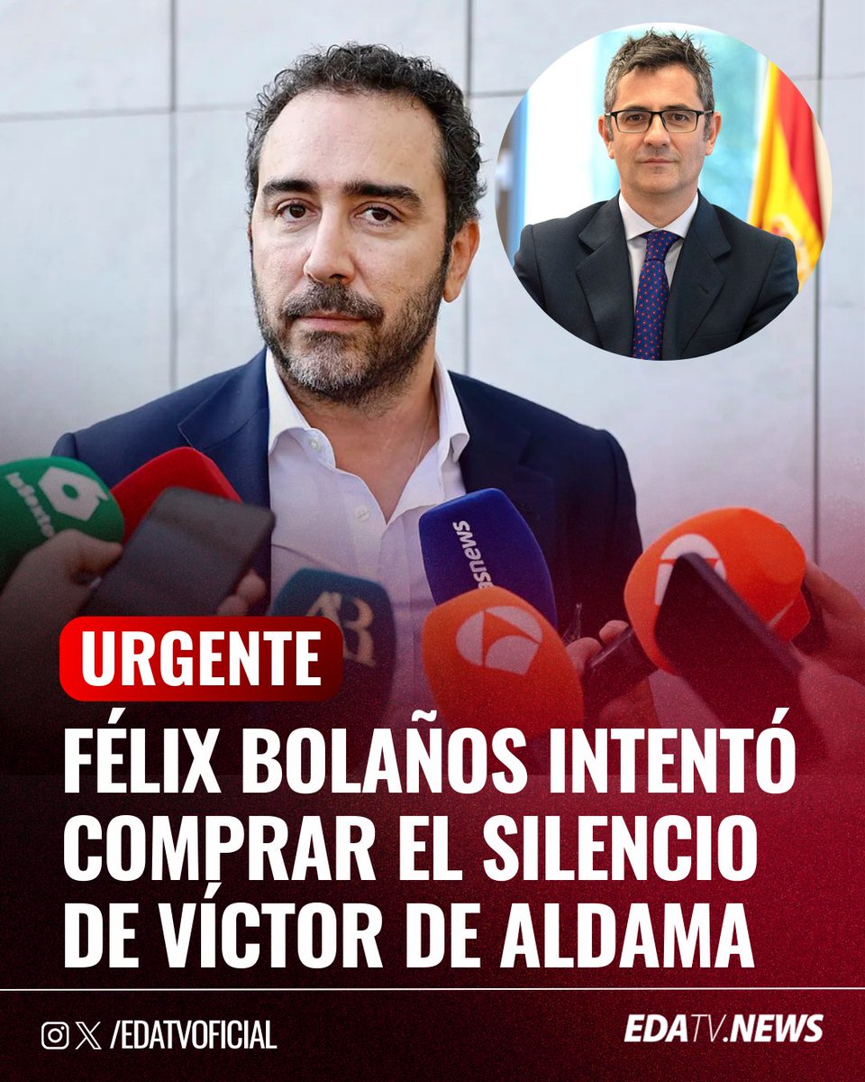 edatvoficial's tweet photo. 🇪🇸‼️ | #URGENTE La acusación de Víctor de Aldama al Gobierno solo es comparable con la Camorra napolitana. https://t.co/eA42WwzhZg