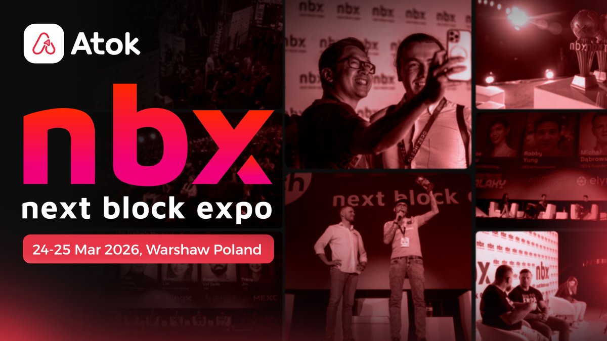 ❤️‍🔥 NEXT BLOCK EXPO is back and hotter than ever!

Next Block Expo 2026 by <a href="/nextblockexpo/">Next Block Expo</a> - The Blockchain Festival of Europe - returns bigger than ever on March 24-25, 2026 at Expo XXI, Warsaw, Poland.

5,000+ attendees
200+ top speakers
80+ innovative projects &amp; exhibitors

Deep