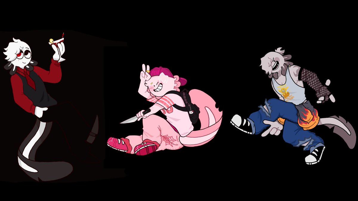 mery_Art3445's tweet photo. After a long time, here I am!

Drawings of an alternate universe where the axolotl brothers swap roles in the Fluff universe storyline (credit to a friend for the idea). 

#sirfluff #SirFluff https://t.co/t3EdHhMOOJ