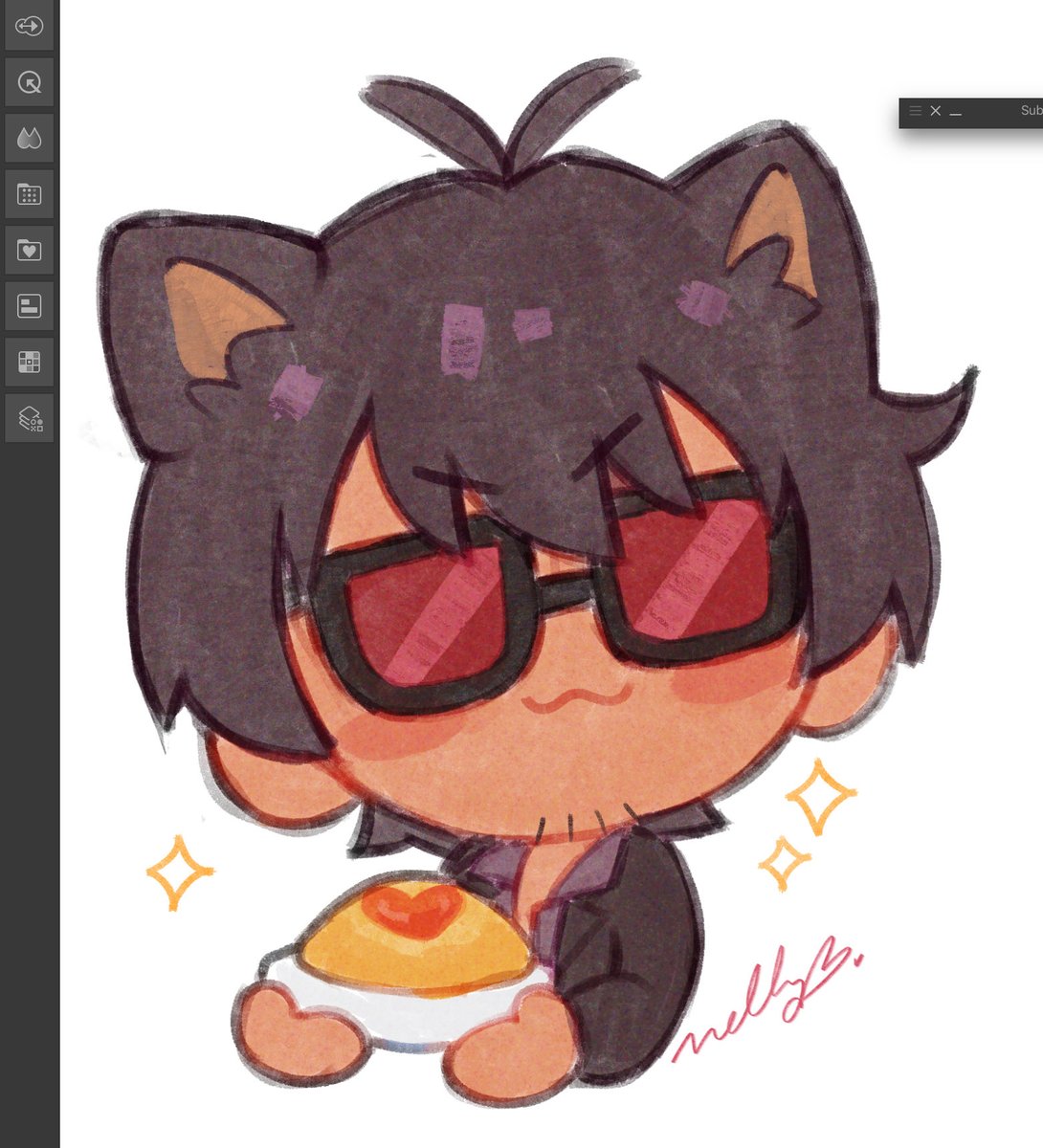 Wolfwood Wednesday… he likes omurice