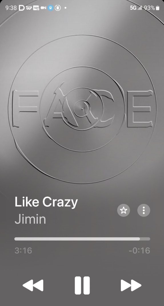'Like Crazy' 현재 1,021,895 Shazam🌀 

샤잠+애플🍎🎶
Keep playing and use shazam along with your streams  

한국 솔로 가수 최초 빌보드 핫백 1위 곡 'Like Crazy' 
한국 솔로 가수 최초 빌보드 '아티스트 100 차트 1위'

BILLBOARD KING JIMIN

#LikeCrazy #Jimin_FACE #JIMIN #JiminShazam