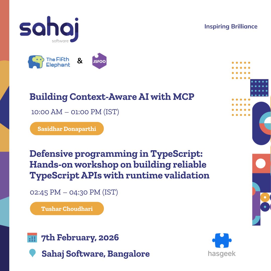 Sahaj Software tweet media