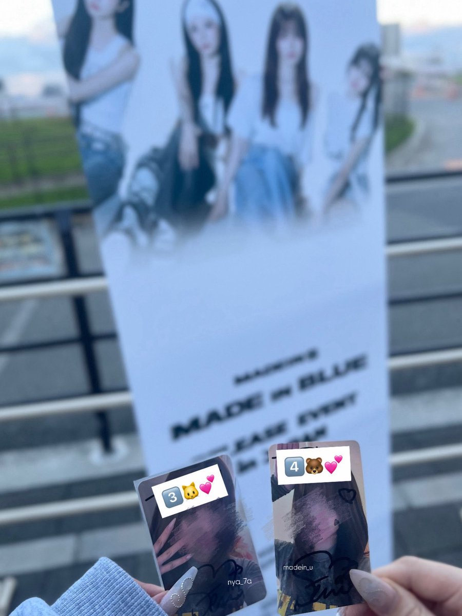 nya_7a's tweet photo. 251005 MADEIN S [MADE in BLUE] RELEASE EVENT 大阪 https://t.co/uM8mqJEuQr