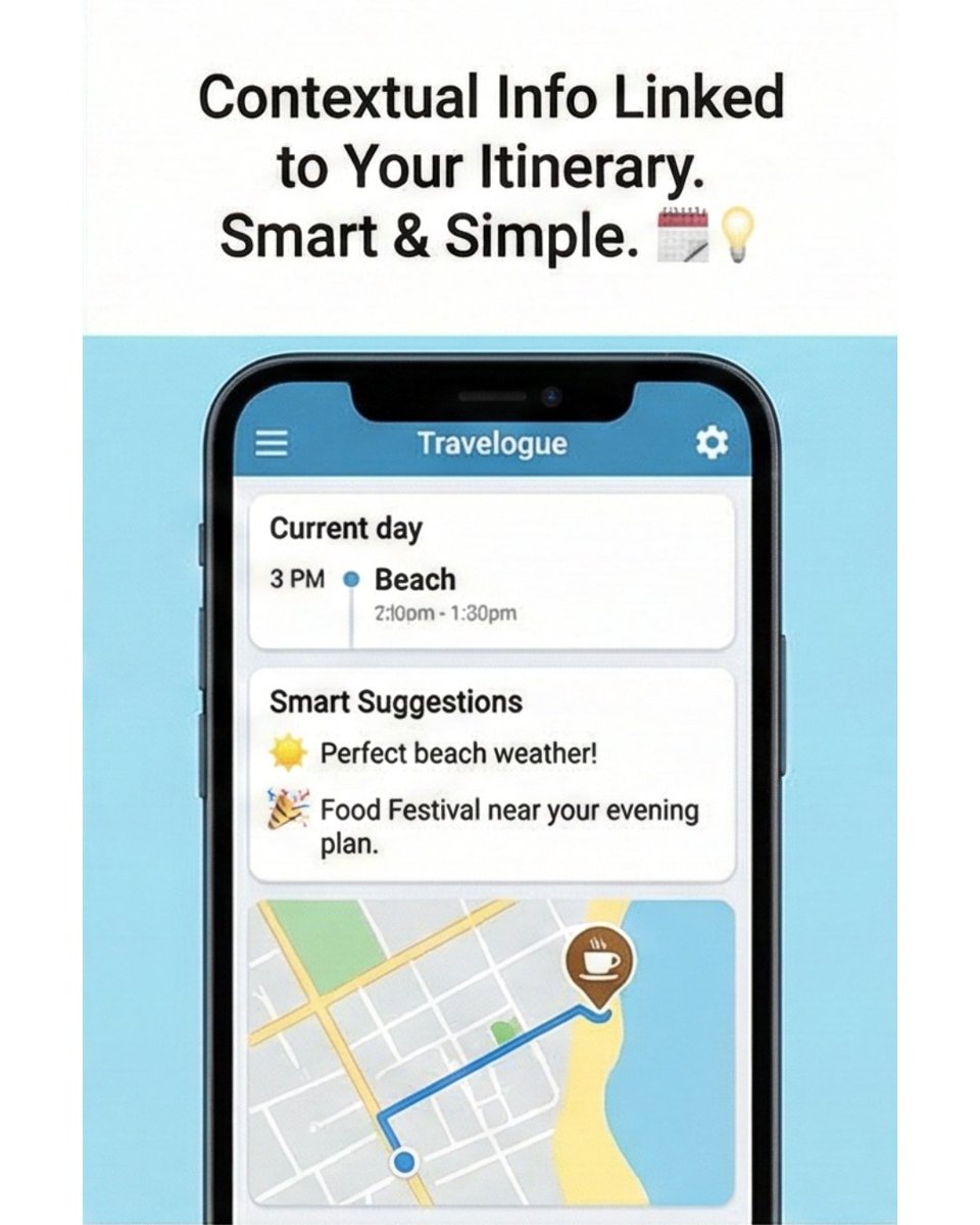 TextifyAI's tweet photo. 10 apps to run a trip? No thanks. 🙅‍♂️ 1 app to rule them all? Yes please. ✅

#TravelApps #SmartTravel #Travelogue #OneAppForAll #TravelTech #TravelHacks #AppFatigue #RealTimeTravel #TravelCompanion #TravelSmart https://t.co/sefbVCMbYV