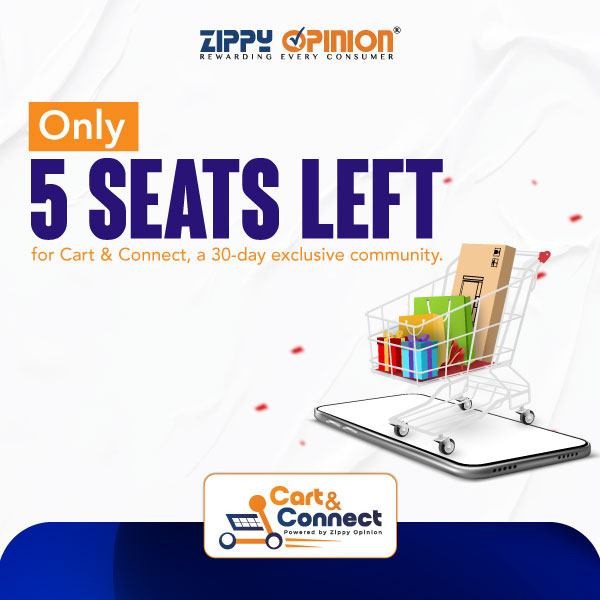 ZippyOpinionIN's tweet image. Cart &amp;amp; Connect is almost full. With just 50 total spots, registrations are closing soon

✔ ₹30,000+ in total rewards
✔ Get up to 3,000 points in 30 days

Check your registered email inbox to secure your spot.

#CartAndConnect #ZippyOpinion #EarnRewards #PaidSurveys