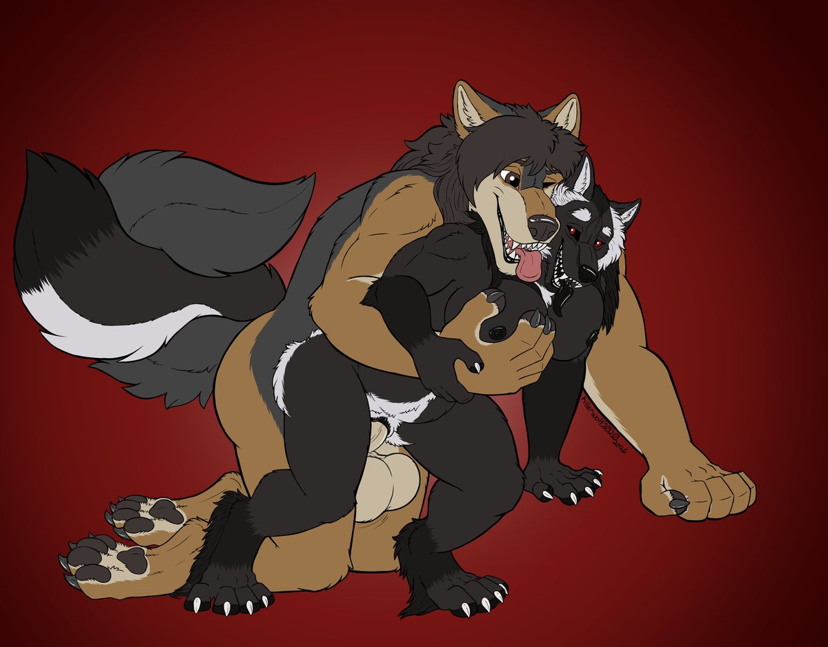 WolfDudeAiden's tweet photo. Aiden got with his friend Silver and both were in a spicy mood. Aiden didn’t say no so he bent her over and mounted her. His size breached right into her womb and after many loads, her womb and belly swelled and tits leaking like crazy. Big litter~
Silver and 🎨: @Killerwolf1020 https://t.co/zjAt6TupnF