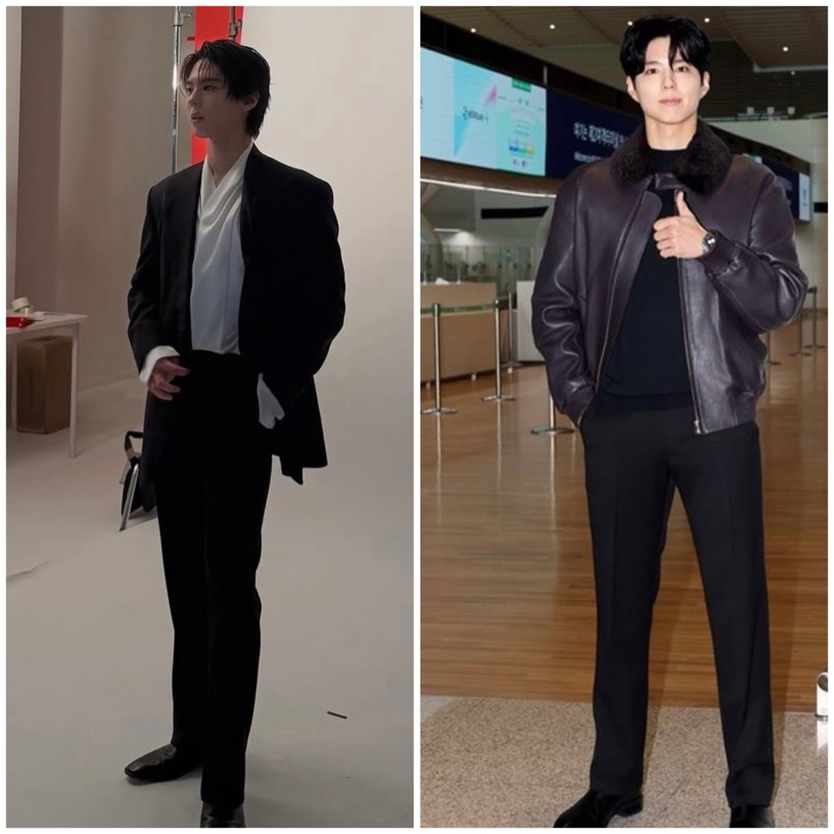Awesome ⁦<a href="/BOGUMMY/">박보검</a>⁩ ♥️so tall like I love💕so stunning and getting closer to my area 🫢😍enjoy your time in Milan hope the weather there will well come you with warm and sun 🌞❤️🩷🥰#Parkbogum #omega #drforhair
