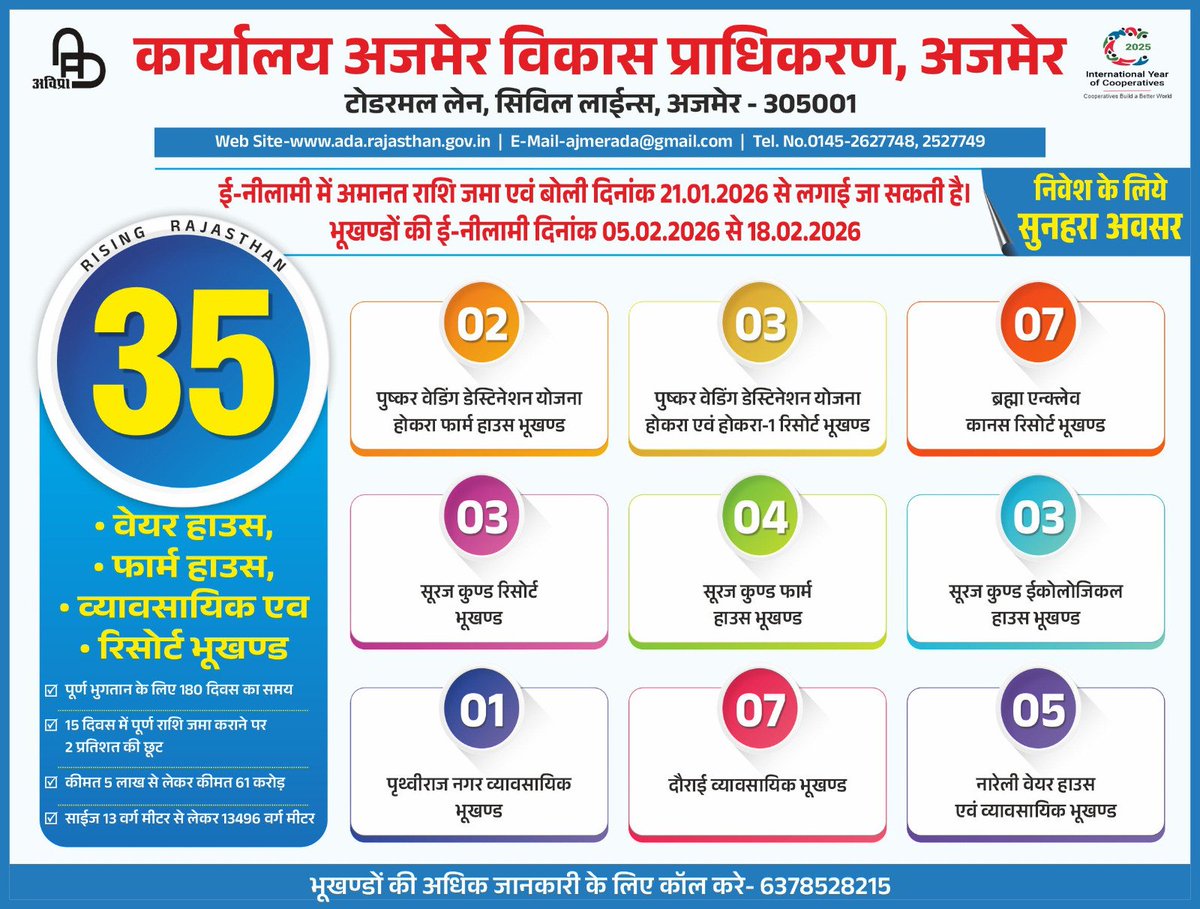 Ajmer Development Authority tweet media