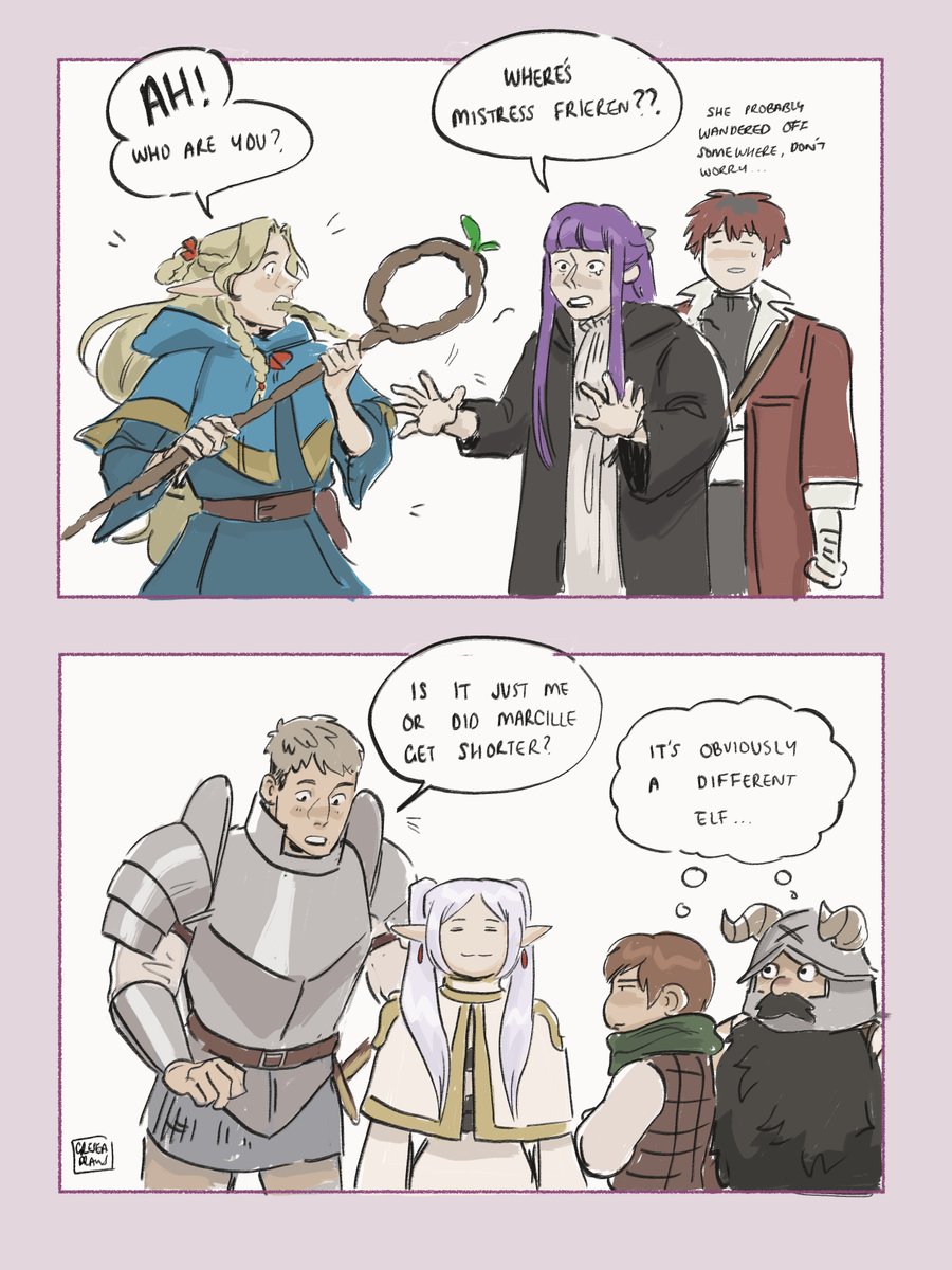 elf mage switch #frieren #dungeonmeshi