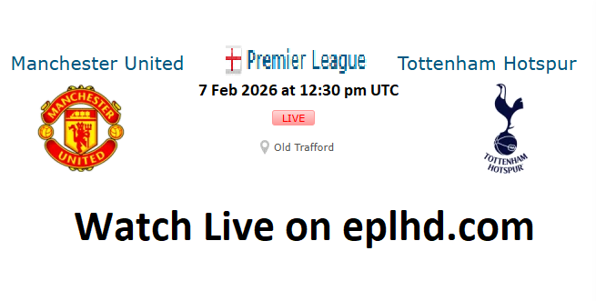 PLHDLive4's tweet image. Manchester United vs Spurs — fans ready