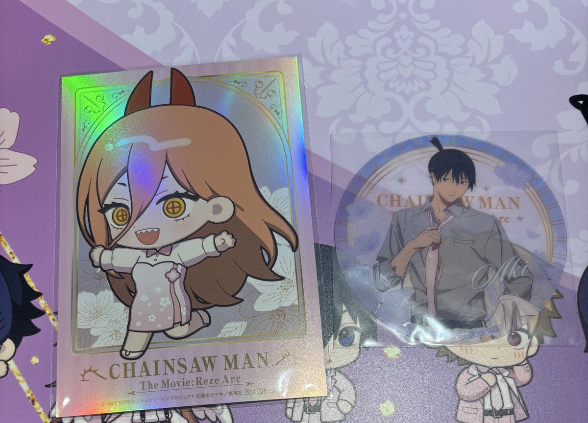 交換》チェンソーマン プリンスホテル カフェ ホテル 特典 コースター