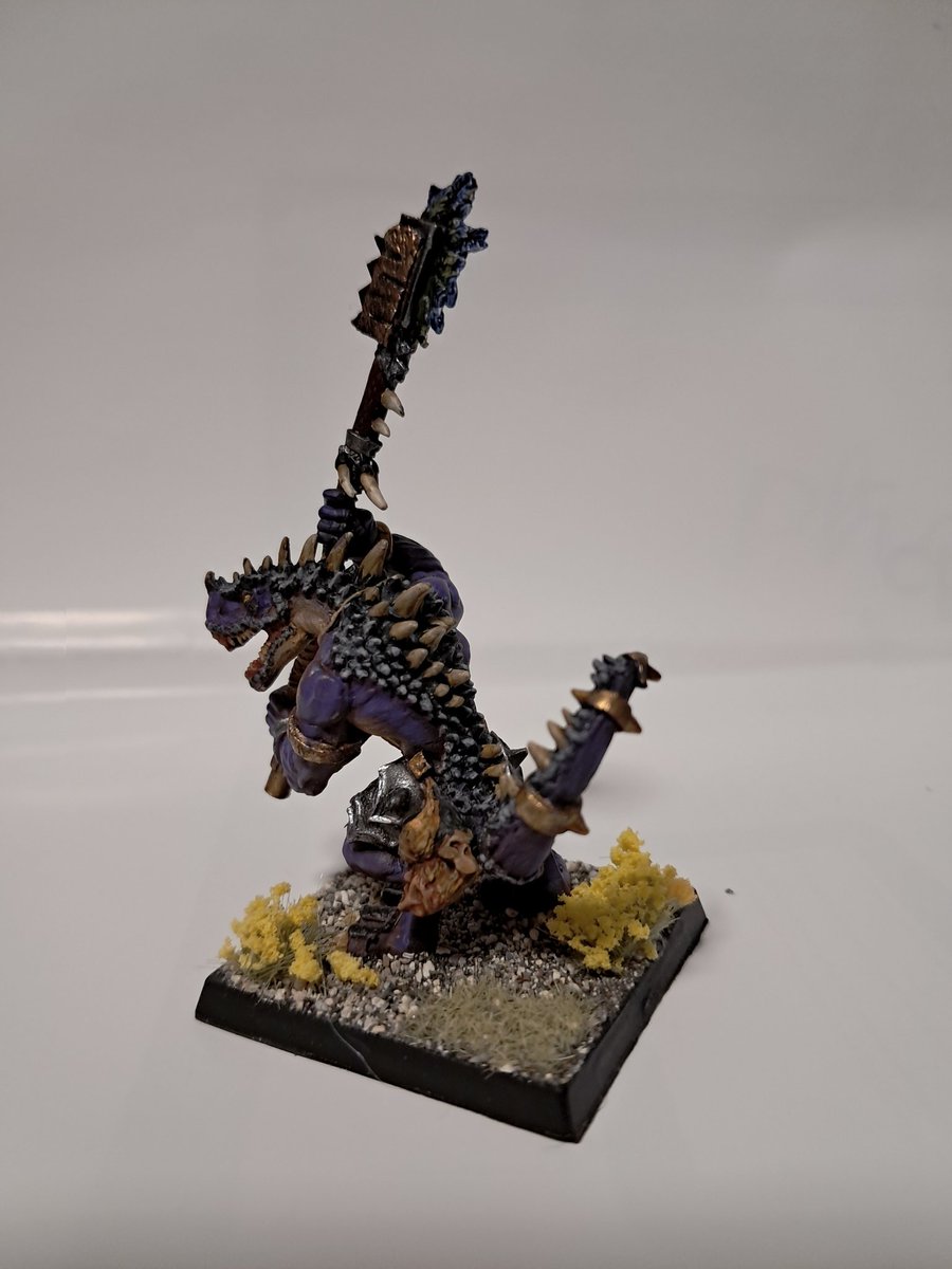 Memoriasdel's tweet photo. 2° #Kroxigor para mi ejército de #lizardmen de #warhammer
Miniatura de Avatars of War. https://t.co/8JtfhEDSPb