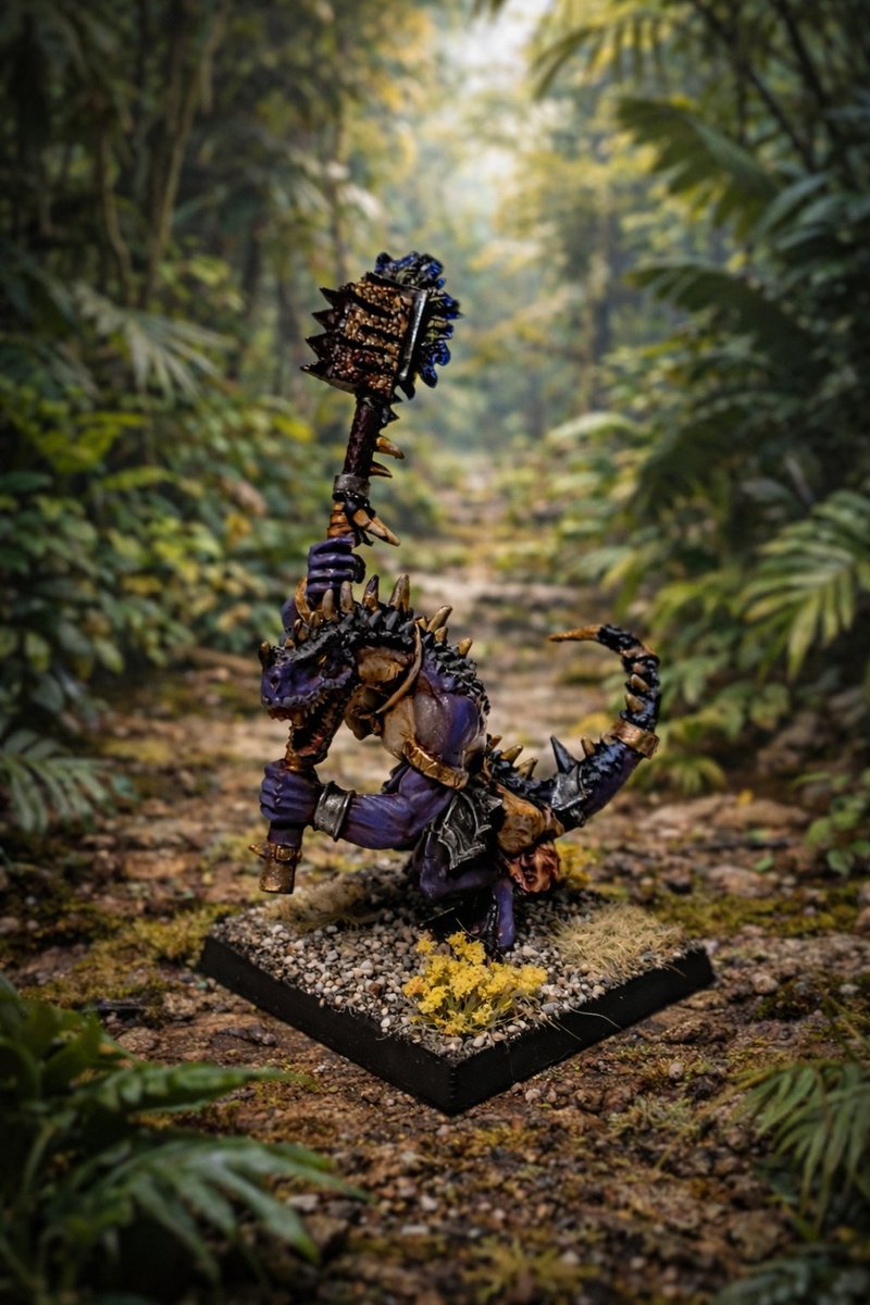 Memoriasdel's tweet photo. 2° #Kroxigor para mi ejército de #lizardmen de #warhammer
Miniatura de Avatars of War. https://t.co/8JtfhEDSPb