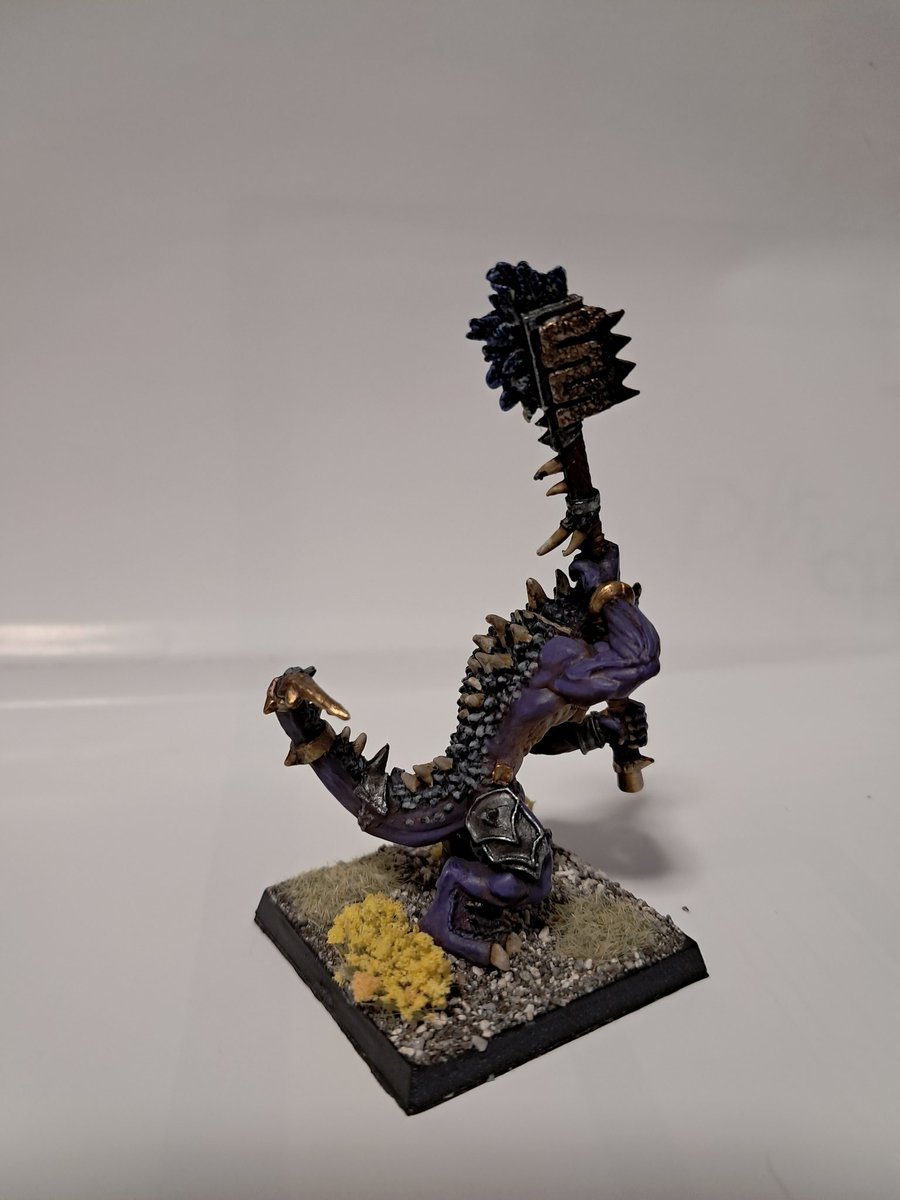 Memoriasdel's tweet photo. 2° #Kroxigor para mi ejército de #lizardmen de #warhammer
Miniatura de Avatars of War. https://t.co/8JtfhEDSPb