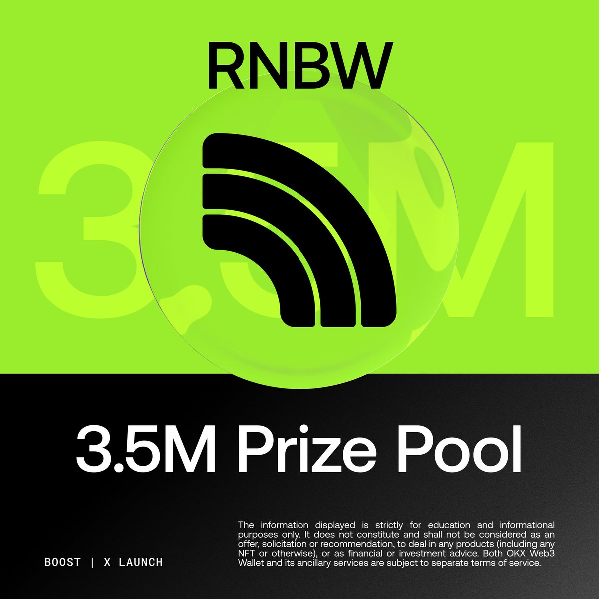 New X Launch: <a href="/rainbowdotme/">Rainbow</a>

🏆 3.5M $RNBW Prize Pool

Register to claim by Feb 5, 2 PM UTC: web3.okx.com/ul/K3Nie0

Claims go live on Feb 5, 5 PM UTC. Open to CeDeFi users on OKX Exchange.