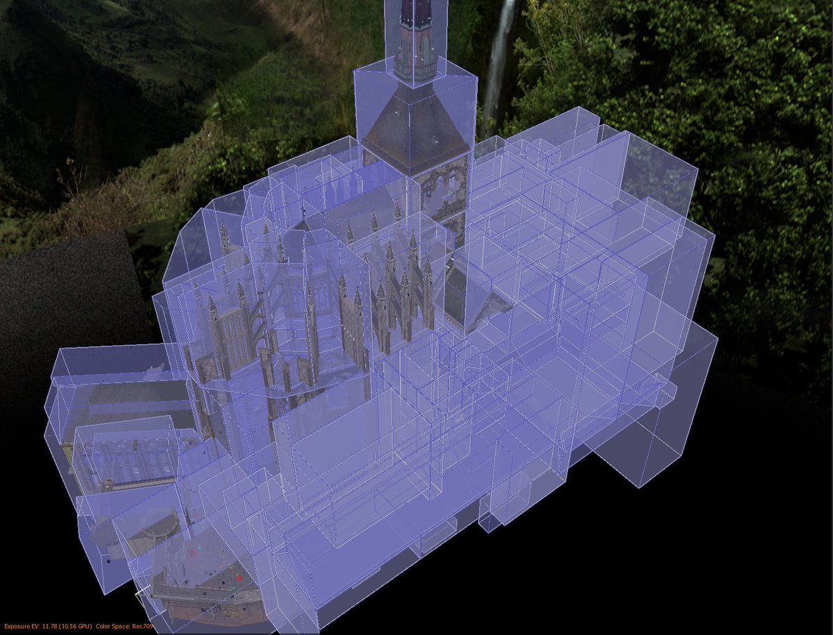 iSayPwn's tweet photo. 80% of the reflection probes - child probes included. If this looks messy, imagine how it looked like before. https://t.co/0D09EM0FeR