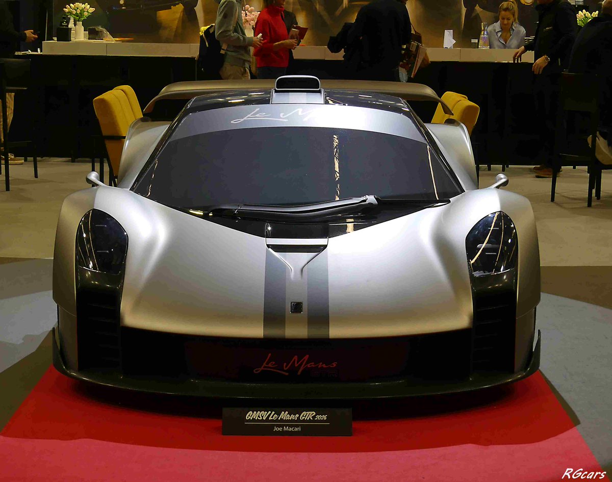 RGcars85's tweet photo. #GMSV LeMans GTR 🇬🇧
#GordonMurray #retromobile2026 
what do you think about this car ? https://t.co/KHIS6jUnQj
