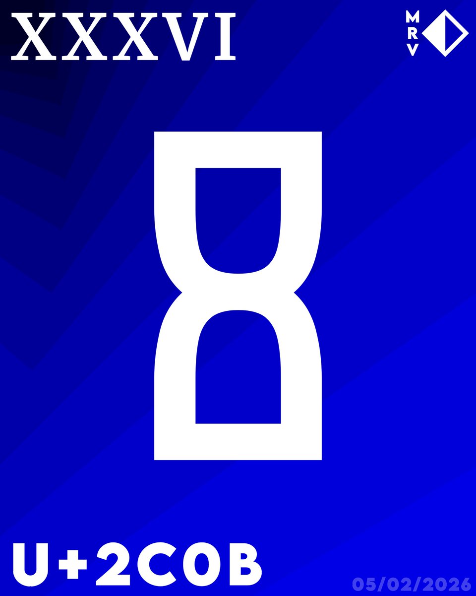 Mathis_RV's tweet image. DAY 36 - Glagolitic Capital Letter I