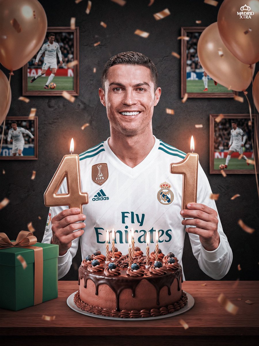 dkd_global's tweet photo. CRISTIANO RONALDO TURNS 41! 🤍🎉 https://t.co/tcHnzlVugF