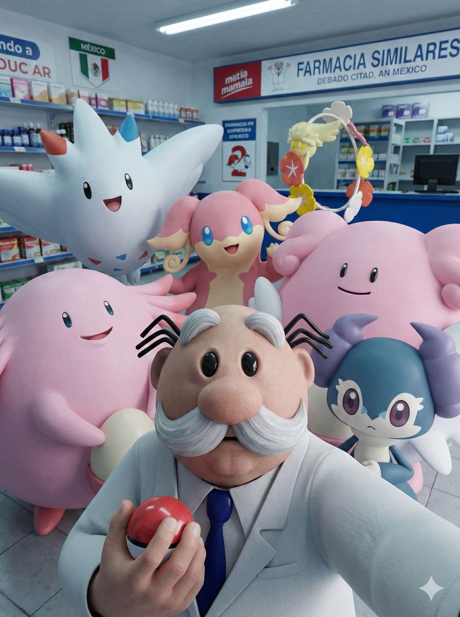 Heiidern's tweet image. Aparte de ser Dr. También es Maestro #Pokemon 😁
#similares
#DrSimi