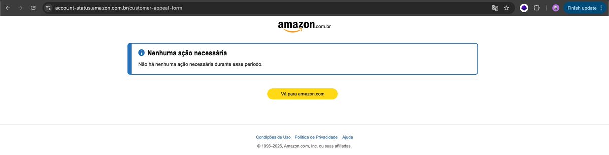 ravimistryone's tweet photo. @AmazonHelp As suggested I did the same &amp; here's the response from that link, which translates to "No action is required during this period." Hope this helps to move my case further to right desk &amp; solve the issue. @amazonIN @AmazonHelp https://t.co/z4tplksUN3