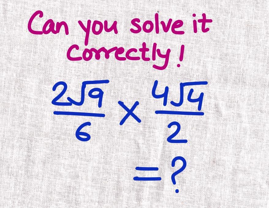 Can you solve it correctly?? Try it