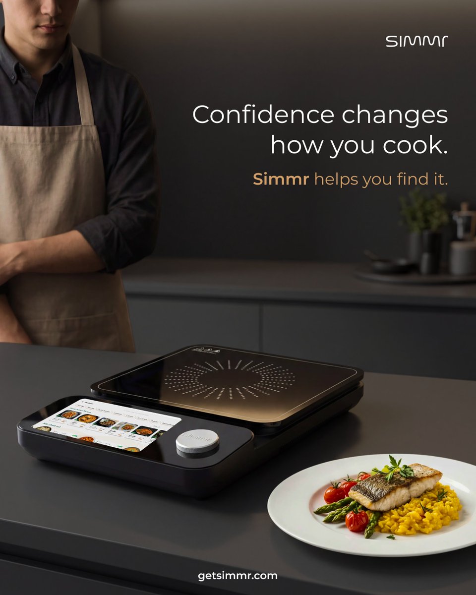 getsimmr's tweet photo. When you trust your tools,you enjoy the process more.

#FutureKitchen #CookSmarter #SimmrExperience https://t.co/pn1v6YOUmk