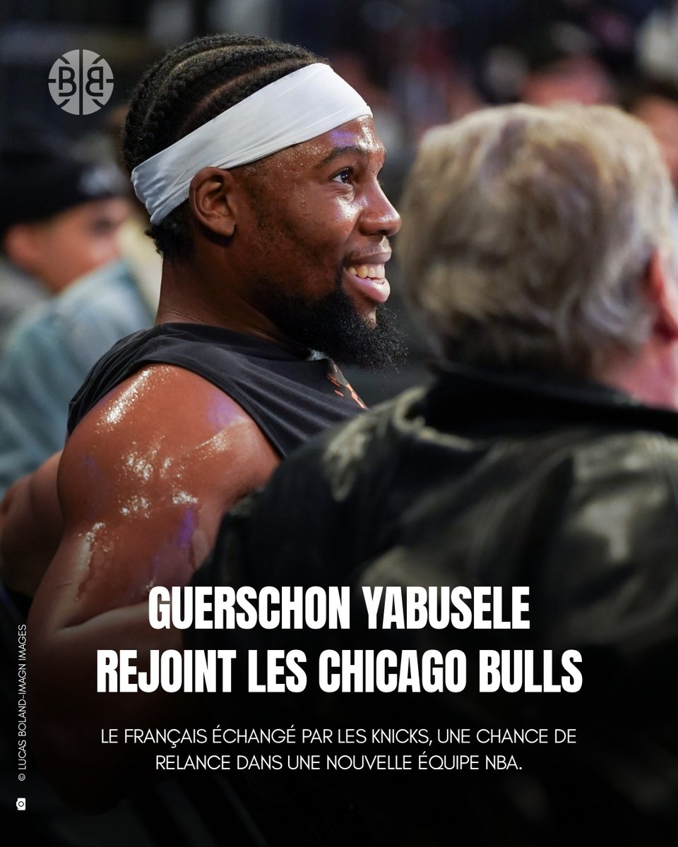 Be_BasketFr's tweet photo. ✅ Guerschon Yabusele a trouvé sa franchise : un troisième Français chez les Chicago Bulls !

🗞️ https://t.co/R7JfchrGv7 https://t.co/sJnlzXMeoY