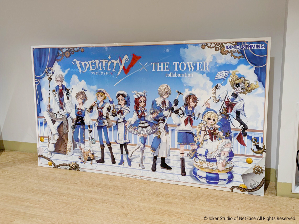 TowerCollabo5's tweet photo. ◤IdentityV x THE TOWER Collaboration◢

✨各会場の様子を公開✨
🚢福岡タワー

クイズラリーや限定グッズ、コラボドリンク、パネル展示など、
盛りだくさんの内容でお届けするスペシャルイベントが全国5タワーで開催中です。
感想は #第五人格TOWER でシェア⚓

🗓️ 開催期間
2026年2月1日(日)～2月28日(土)

⚓公式サイト
https://t.co/ptUJiGZuWz
#IdentityV #第五人格 #第五人格TOWER