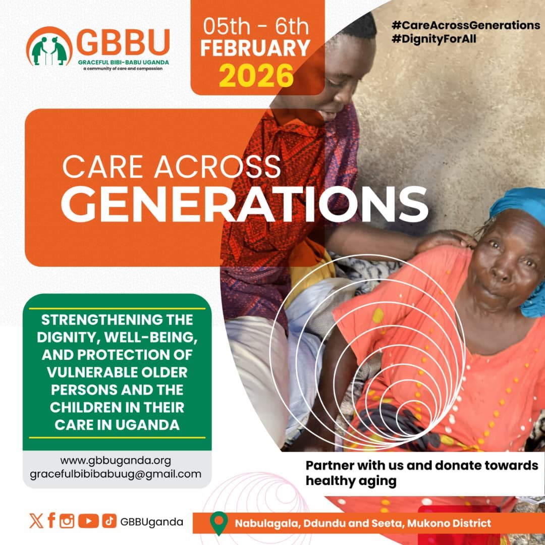 Rachealkyy's tweet photo. Graceful Bibi-Babu Initiative Uganda (GBBU) works to restore dignity and improve the well-being of vulnerable older persons and the children in their care through compassionate, inclusive, community-driven solutions.
#CareAcrossGenerations
#DignityForAll https://t.co/EHvKKHwzBV