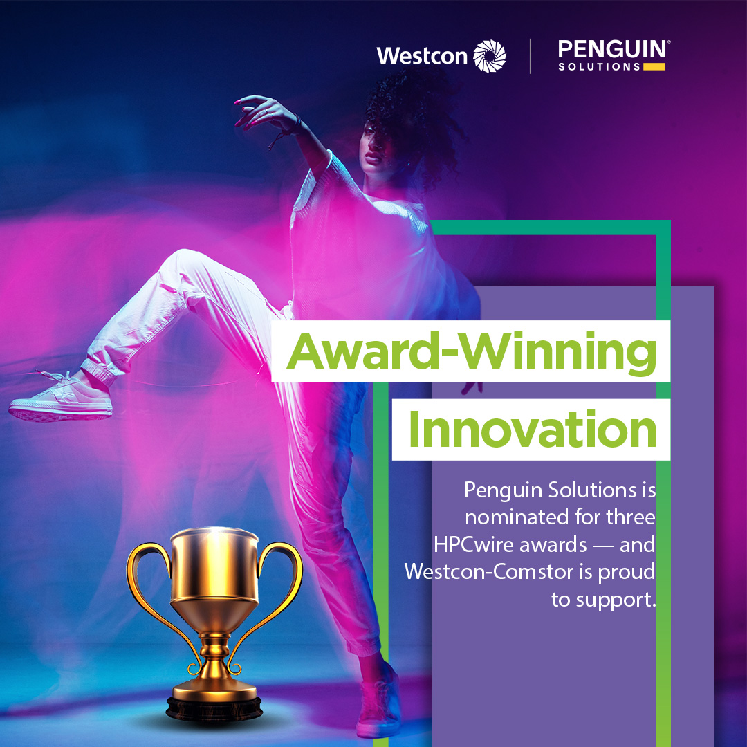 Penguin Solutions has been nominated for 3 HPCwire awards. Westcon-Comstor is proud to support a partner leading in HPC and AI innovation.
 
 👏 Congrats to the team!