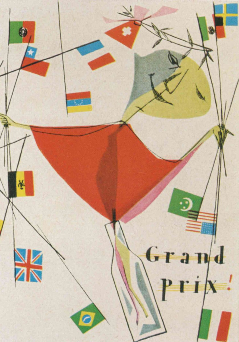 DesignReviewed's tweet image. The mid-century illustrated design by Gerta and Alfred Haller. Scanned from Gebrauchsgraphik, 9, 1954 designreviewed.com/gebrauchsgraph… #illustration #graphicdesign #midcentury