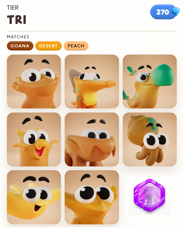 Loving the updated @claynosaurz collectors page. The build pod tool is so clean and easy to use. Proud pod owner! 🌋💛