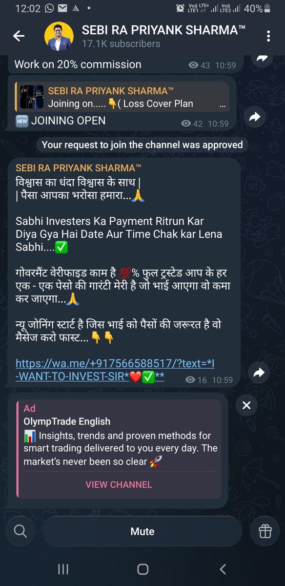 yufoodlabs's tweet photo. @HoldwithPriyank 

Its your genuine telegram????
@SEBI_India https://t.co/cejSSL4tNL