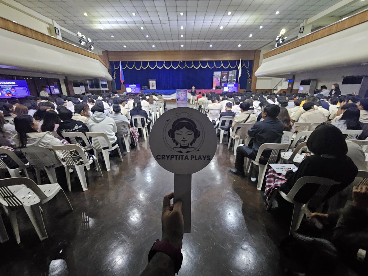 cryptitaplays's tweet photo. #CHAINTALK2026 shaping minds for the future of digital innovation.
 #BLOCKCHAIN4YOUTH #BLOCKCHAIN4HER 💜
#cryptitaxUPHSL https://t.co/qSp3YtqR6Y