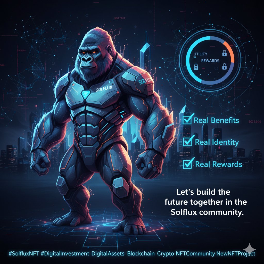 LeLeFam100's tweet photo. 🚨 NEW PROJECT ALERT 🚨

Looking for a straightforward NFT project? Meet @solfluxofficial 🦍 This is a brand new opportunity you won't want to miss.

✅ Real Benefits
✅ Real Identity
✅ Real Rewards

#SolfluxNFT #DigitalInvestment #Blockchain #Crypto #NFTCommunity #NewNFTProject https://t.co/WSdnUG1ak1