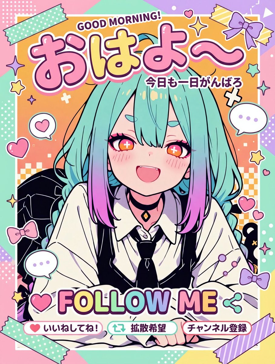 Sensh1bu's tweet photo. おはよう💖
今日も一日頑張る君が世界で一番カッコいいっ🌟
#AIイラスト https://t.co/ERJB8zcbX8