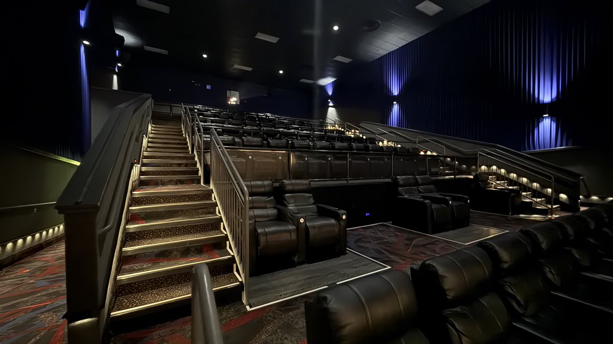 Vomit buckets with no one in the theater to vomit into them…