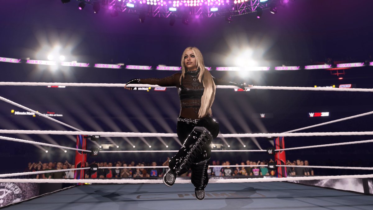 ThePugnificent's tweet image. 🖤🩶 WERITA 🩶🖤
Liv Morgan #RoyalRumble gear is now available on CC!!
Edit by @SoyElRuu ❤️‍🔥
Tags: LivMorgan, PUGNIFICENT 
Current gen🔥🔥🔥🔥
Enjoy!!
#WWE2K26 #WWE2K25