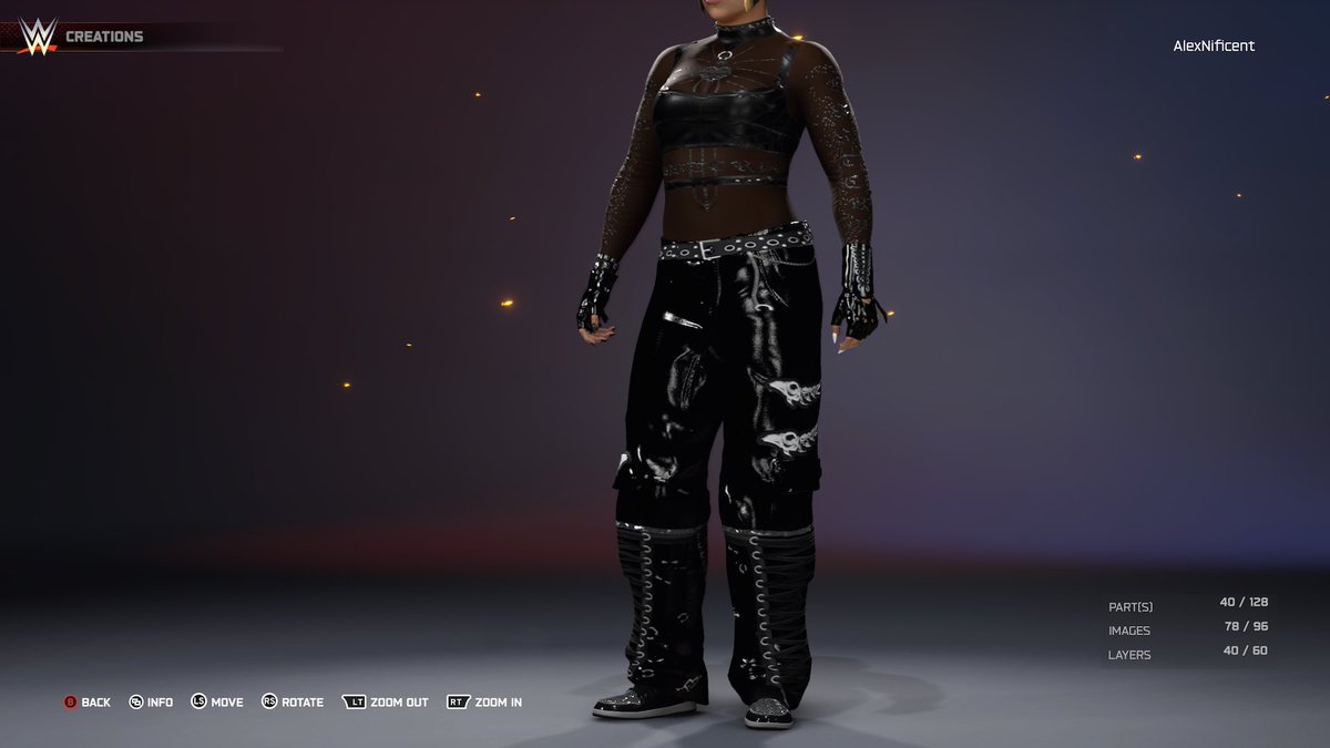 ThePugnificent's tweet image. 🖤🩶 WERITA 🩶🖤
Liv Morgan #RoyalRumble gear is now available on CC!!
Edit by @SoyElRuu ❤️‍🔥
Tags: LivMorgan, PUGNIFICENT 
Current gen🔥🔥🔥🔥
Enjoy!!
#WWE2K26 #WWE2K25