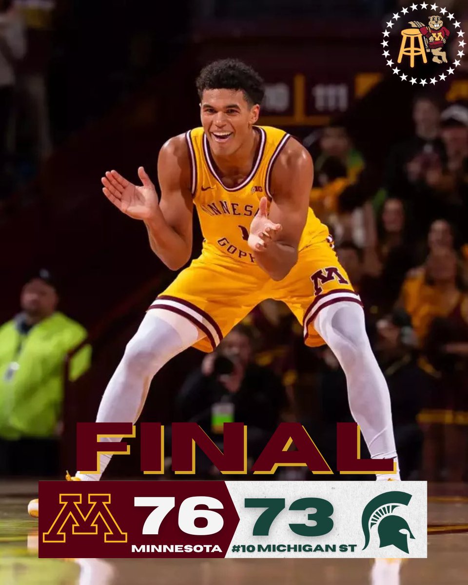 BarstoolUMN's tweet photo. MADNESS IN THE BARN https://t.co/2C1oLu0VU1