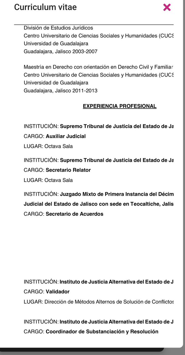 De auxiliar judicial a “jueza electa” de distrito.

Ay Sabrina, corrupción también es aceptar un cargo para el que no estás preparada.