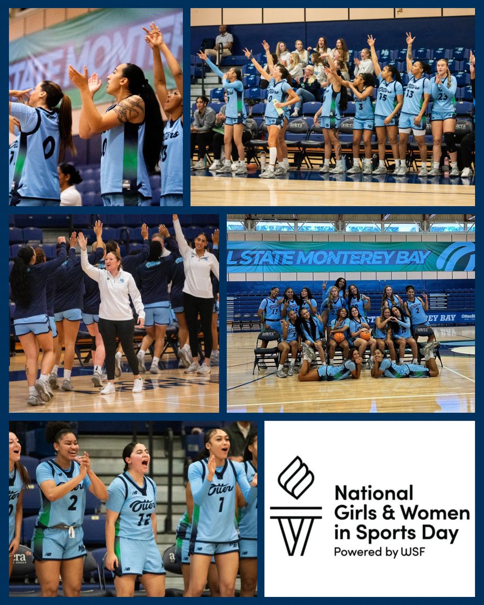 Happy National Girls &amp; Women in Sports Day! #NGWSD 

🦦🌊🩷