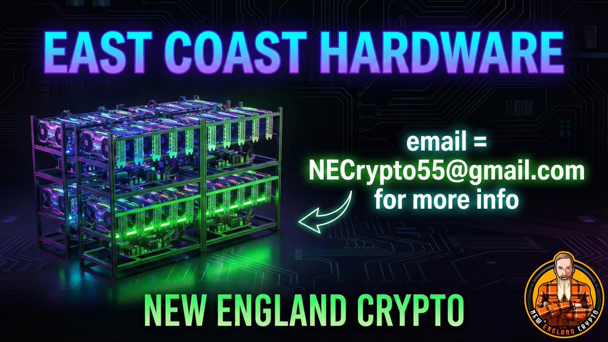 NewEnglandCryp1's tweet image. Mrs NEC &amp;amp; I will be heading back down to ECH South in Virginia on Friday. 

Does anyone else have GPU's that they want to get up &amp;amp; hashing again? We're already stopping in CT to grab some from someone on the way.

#GPUmining #SpecMining #Virginia #EastCoastHardware #NVIDIA #AMD