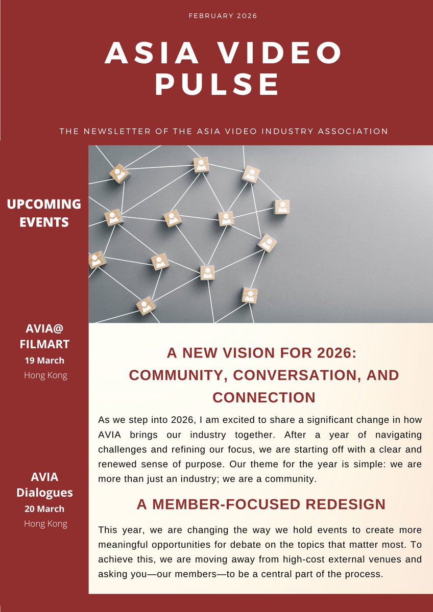 Asia Video Industry Association tweet media