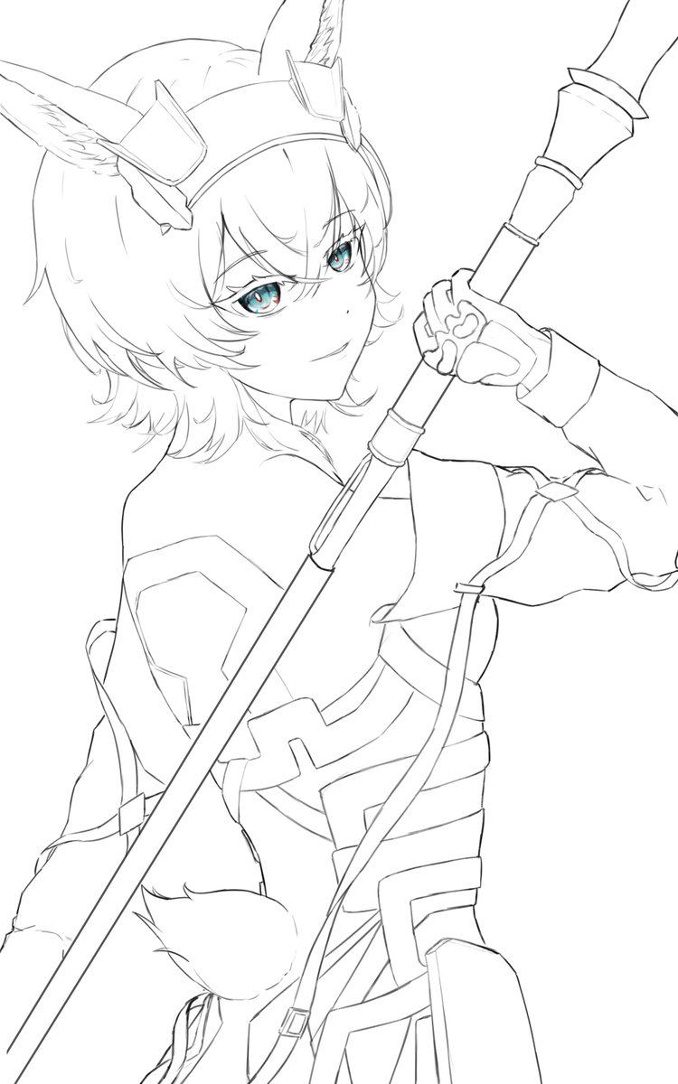 Dabber_001's tweet photo. WIP 
#ArknightsEndfield #Avywenna https://t.co/jzql2N8iFo